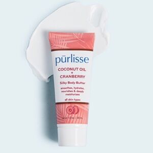 NWT | PURLISSE BEAUTY | Coconut Oil + Cranberry Body Butter | 1.0oz / 30 g. Skin